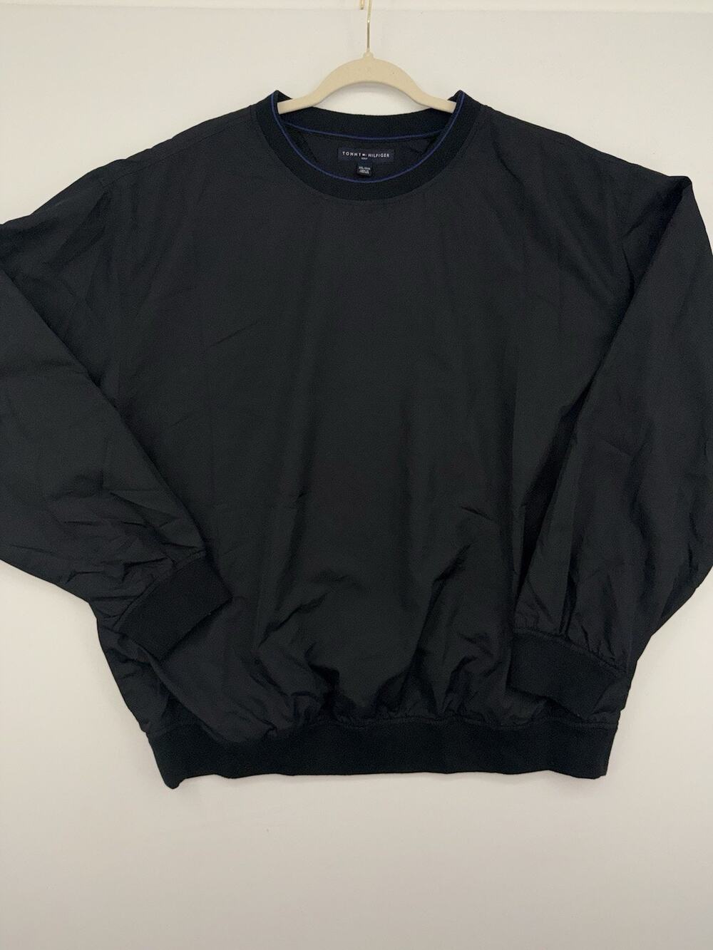 Tommy Hilfiger Golf Long Sleeve Lined Windbreaker Men XXL Black